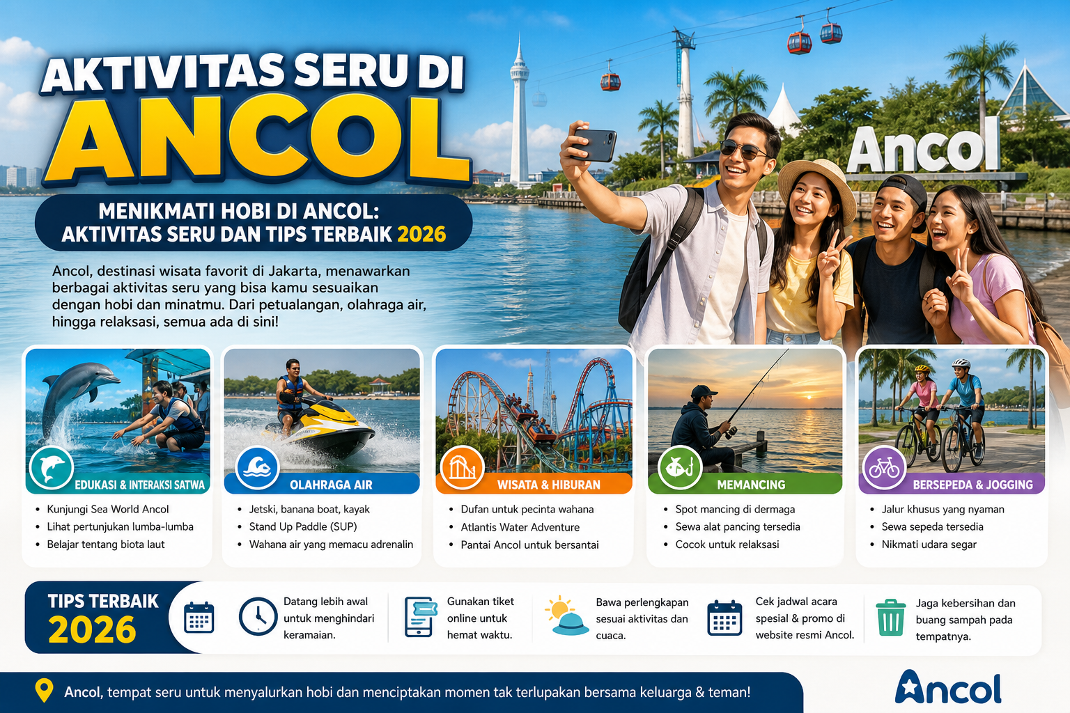 Aktivitas Seru di Ancol - ancol
