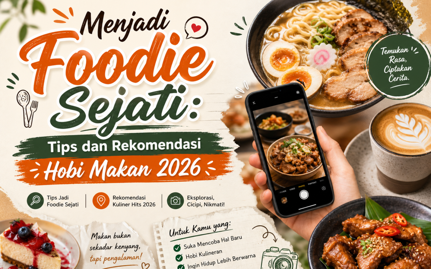 foodie - Menjadi Foodie Sejati: Tips dan Rekomendasi Hobi Makan 2026