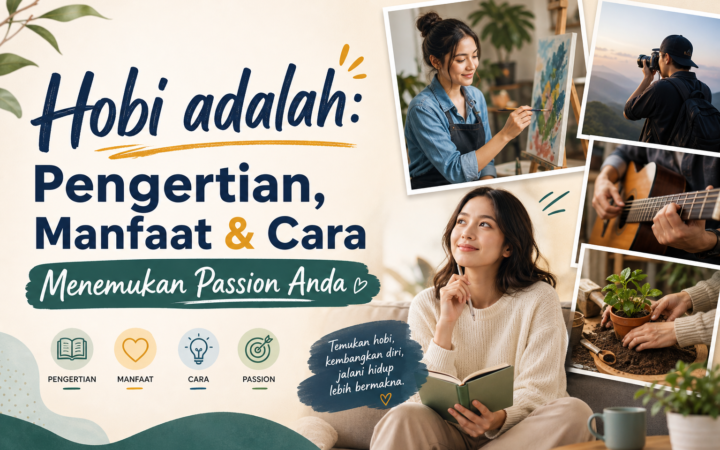 hobi - Hobi adalah: Pengertian, Manfaat & Cara Menemukan Passion Anda