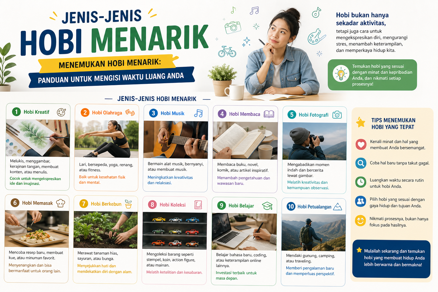 Jenis-Jenis Hobi Menarik - hobi