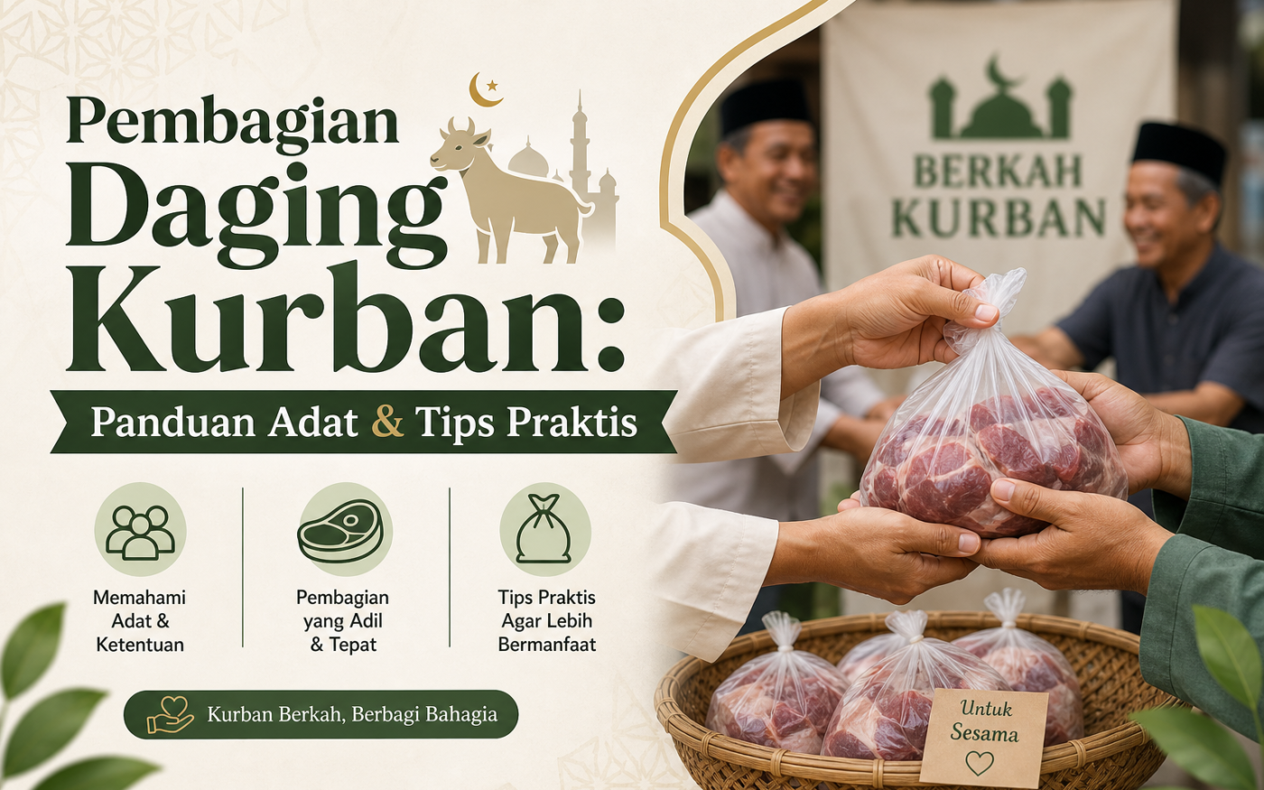 kurban - Pembagian Daging Kurban: Panduan Adat & Tips Praktis
