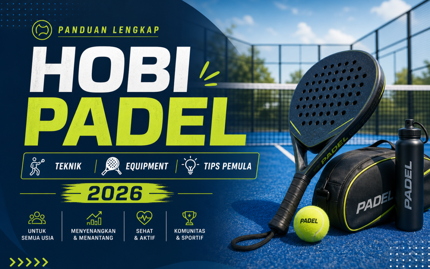 padel - Panduan Lengkap Hobi Padel: Teknik, Equipment & Tips Pemula 2026