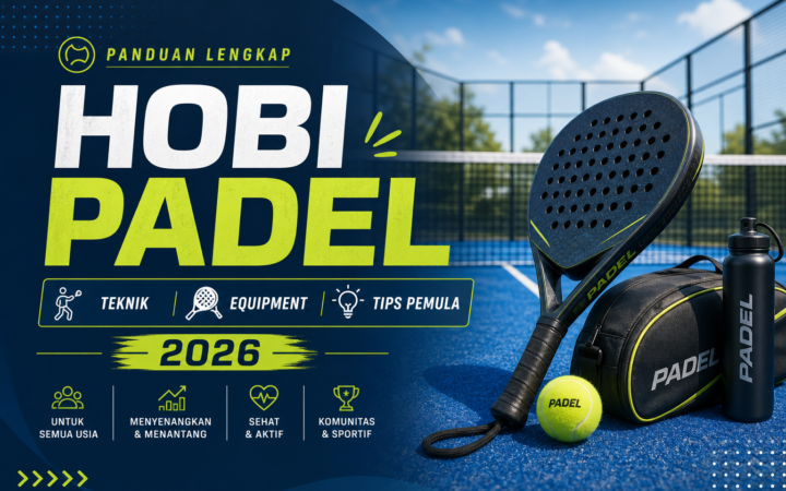 padel - Panduan Lengkap Hobi Padel: Teknik, Equipment & Tips Pemula 2026