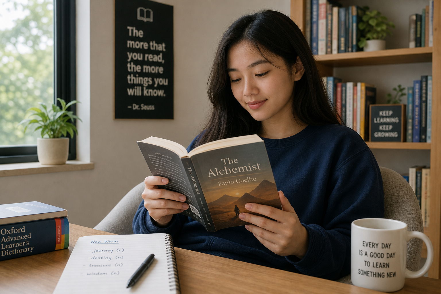 1. Membaca Buku dalam Bahasa Inggris - bahasa
