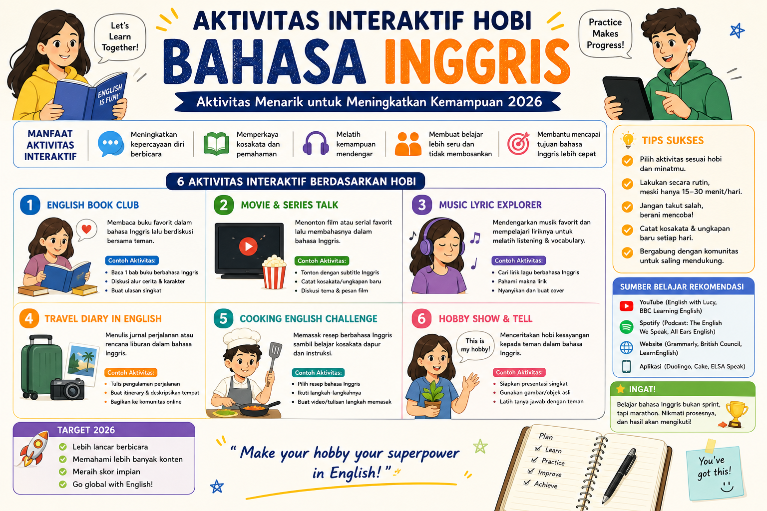 Aktivitas Interaktif - hobi