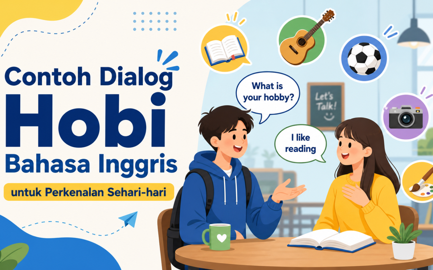 hobi - Contoh Dialog Hobi Bahasa Inggris untuk Perkenalan Sehari-hari