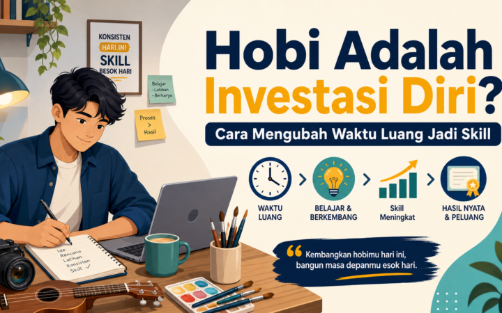 hobi - Hobi Adalah Investasi Diri? Cara Mengubah Waktu Luang Jadi Skill