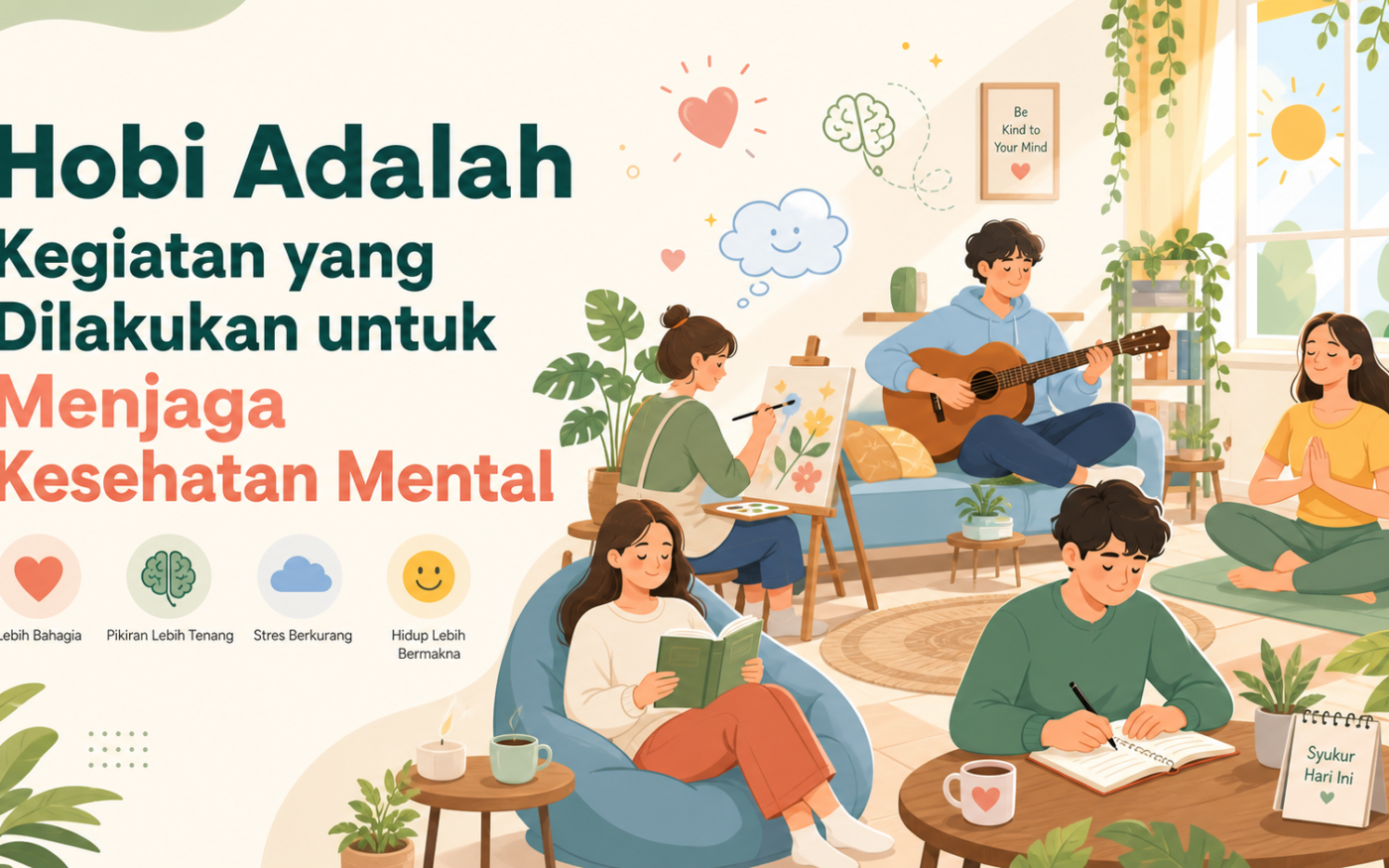 hobi - Hobi Adalah Kegiatan yang Dilakukan untuk Menjaga Kesehatan Mental