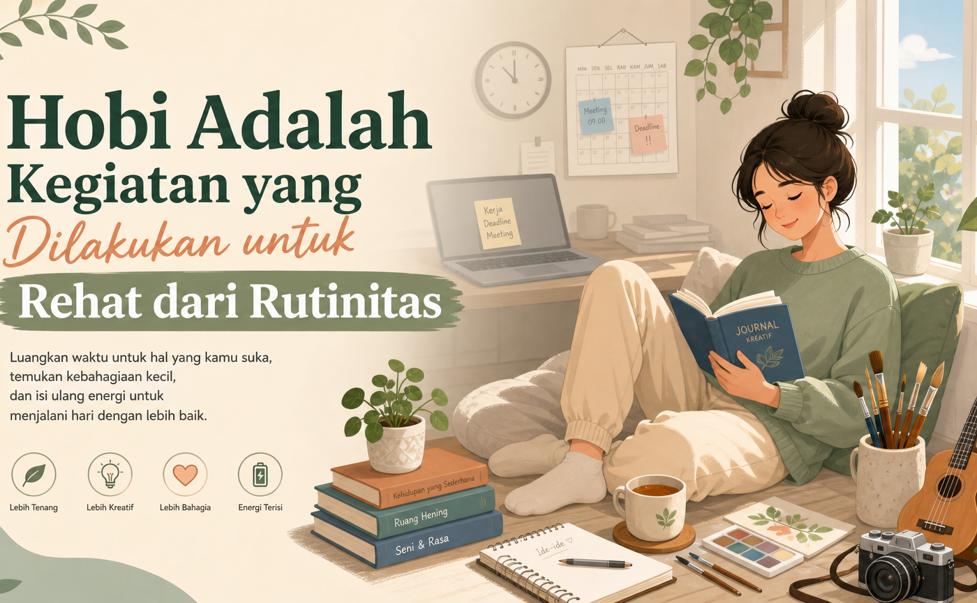 hobi - Hobi Adalah Kegiatan yang Dilakukan untuk Rehat dari Rutinitas