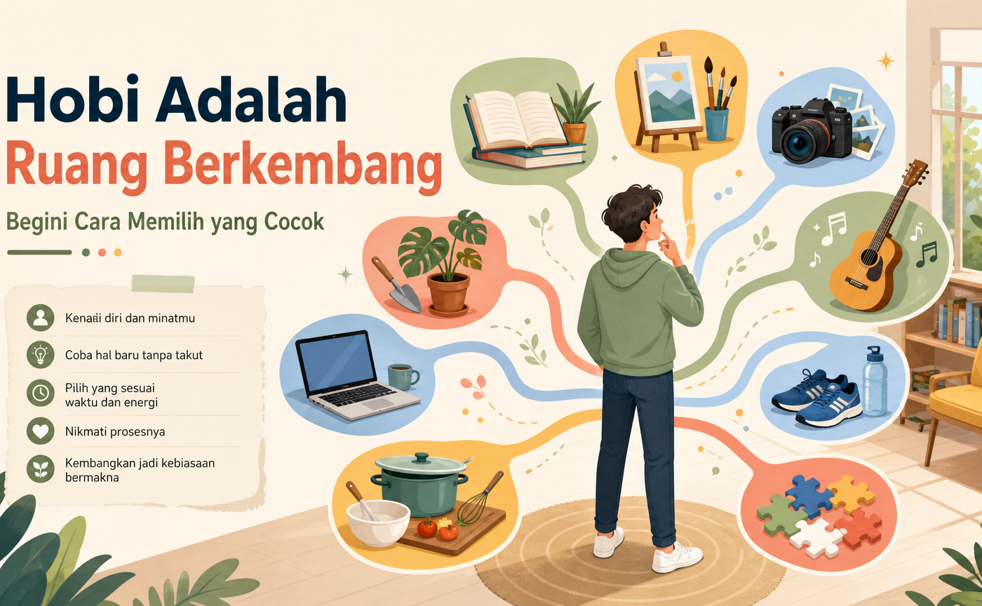 hobi - Hobi Adalah Ruang Berkembang, Begini Cara Memilih yang Cocok