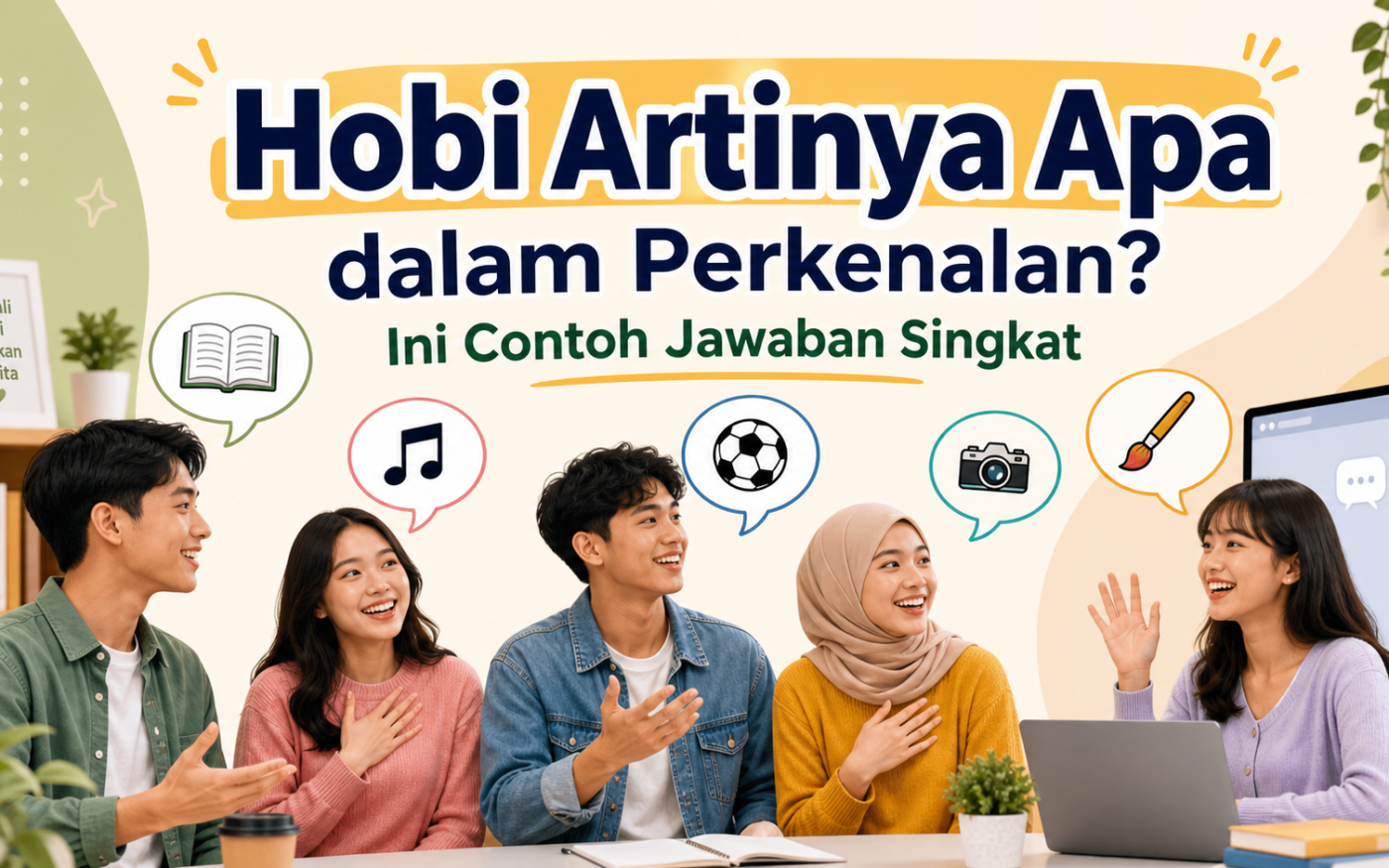hobi - Hobi Artinya Apa dalam Perkenalan? Ini Contoh Jawaban Singkat