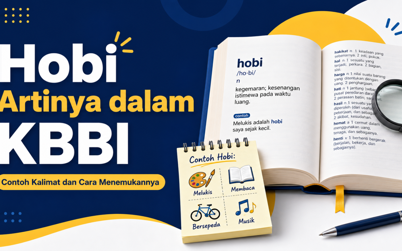 hobi - Hobi Artinya dalam KBBI: Contoh Kalimat dan Cara Menemukannya