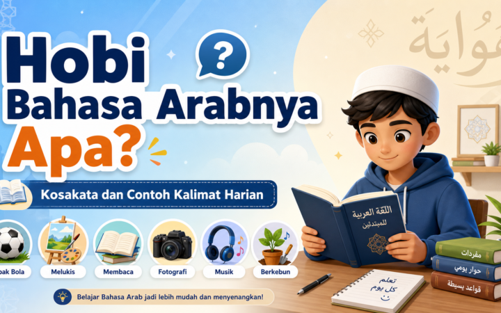 hobi - Hobi Bahasa Arabnya Apa? Kosakata dan Contoh Kalimat Harian