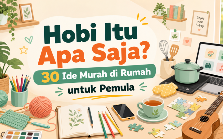 hobi - Hobi Itu Apa Saja? 30 Ide Murah di Rumah untuk Pemula