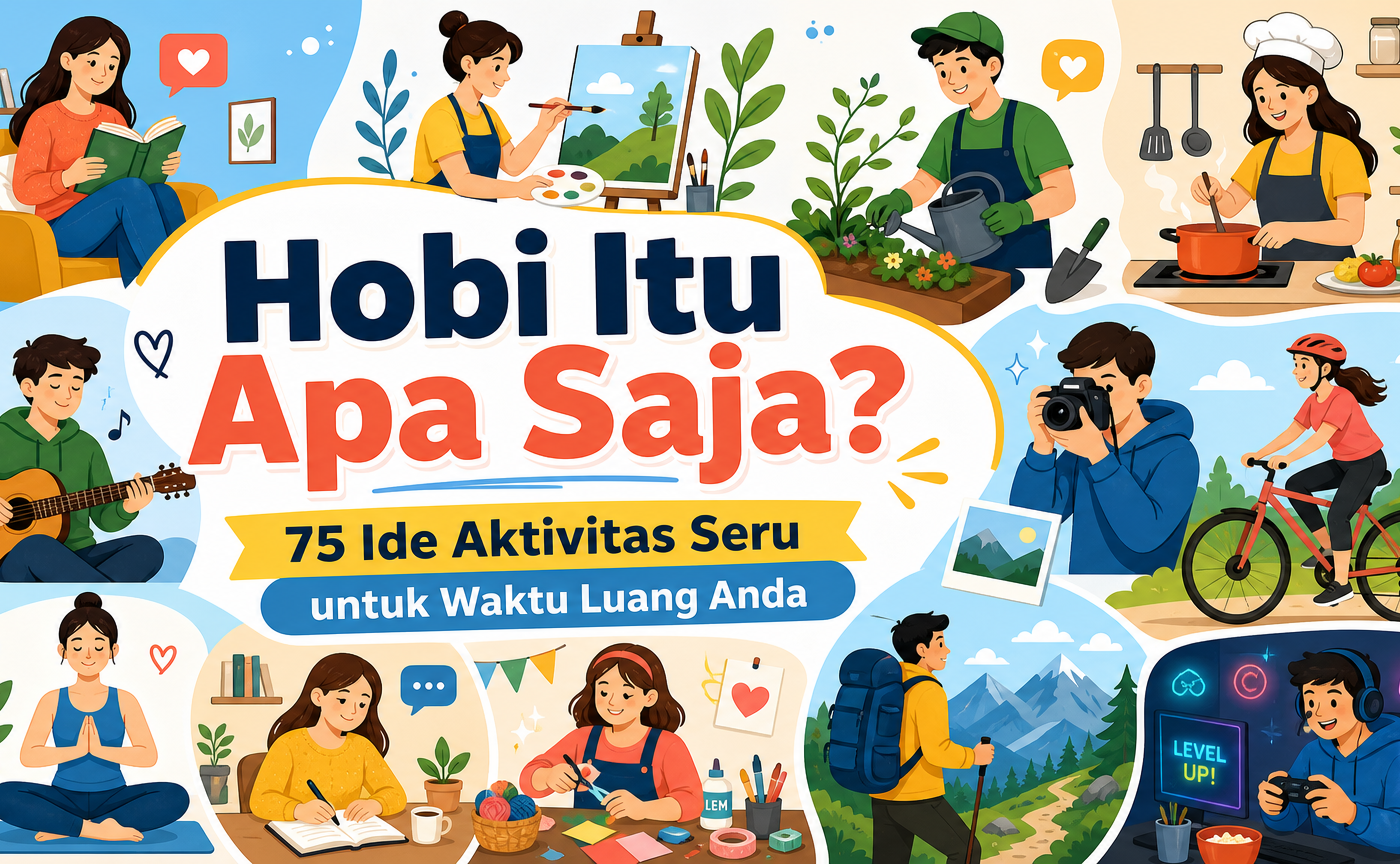 hobi - Hobi Itu Apa Saja? 75 Ide Aktivitas Seru untuk Waktu Luang Anda