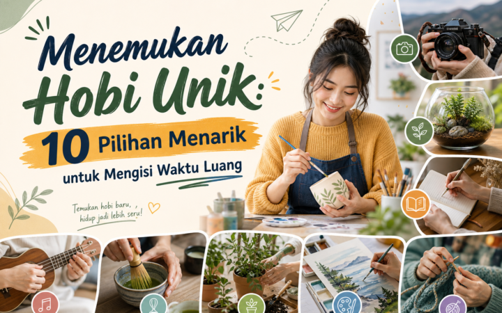 hobi - Menemukan Hobi Unik: 10 Pilihan Menarik untuk Mengisi Waktu Luang