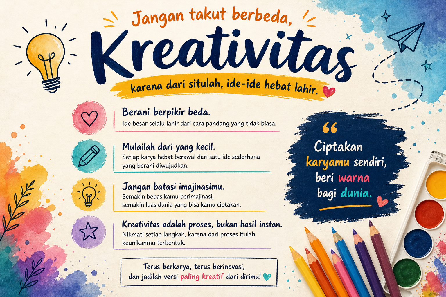 Kata-Kata Inspiratif yang Mendorong Kreativitas - hobi