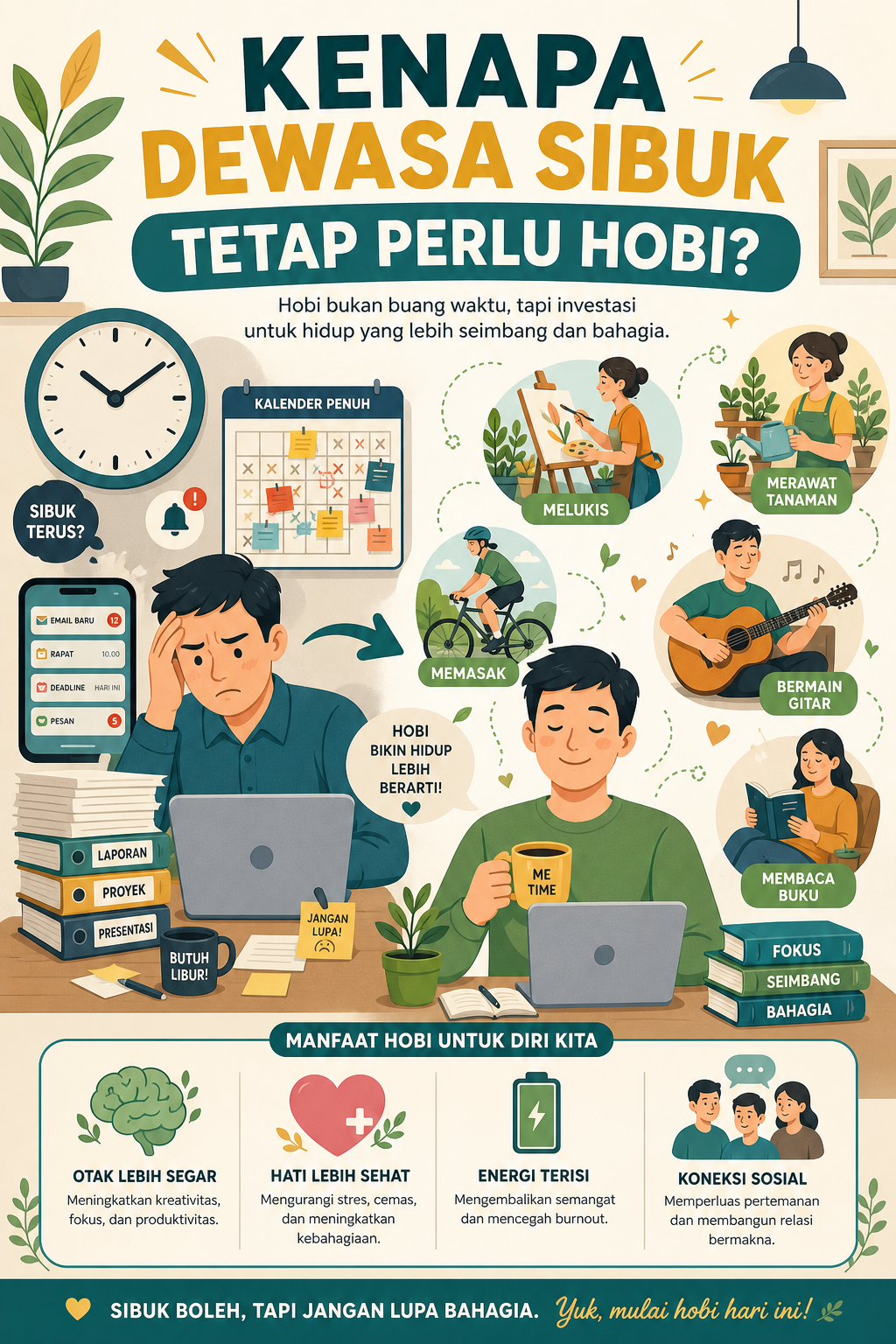 Kenapa Dewasa Sibuk Tetap Perlu Hobi? - hobi