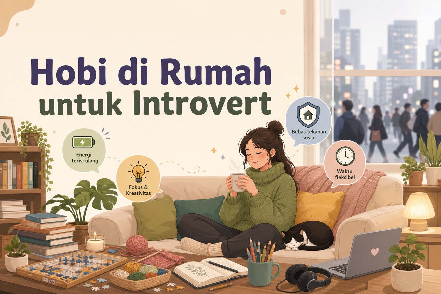 Kenapa Introvert Cocok Punya Hobi di Rumah? - hobi