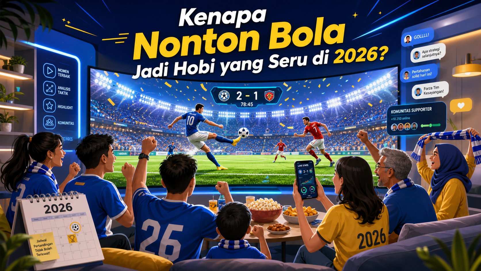 Kenapa Nonton Bola Jadi Hobi yang Seru di 2026? - maxstream