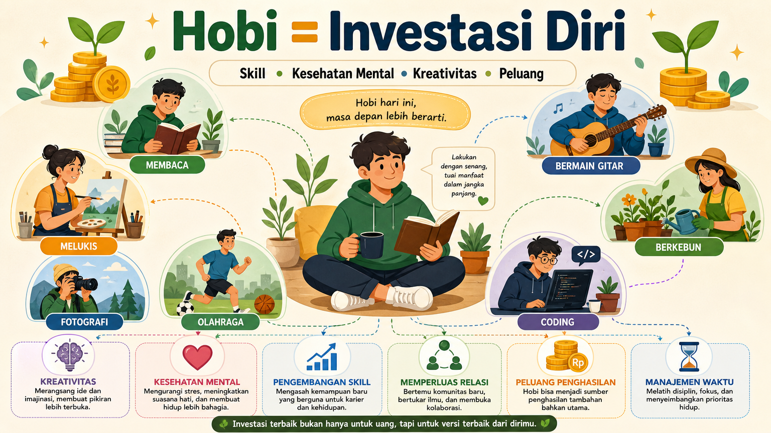 Mengapa Hobi Bisa Disebut Investasi Diri? - hobi