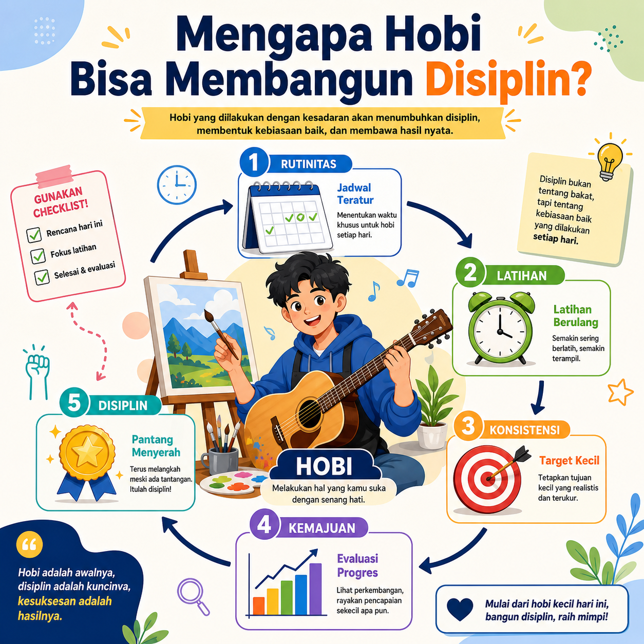 Mengapa Hobi Bisa Membangun Disiplin? - hobi