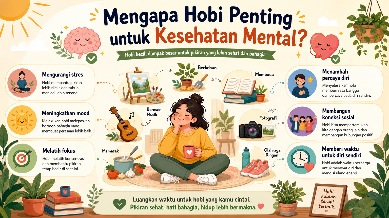 Mengapa Hobi Penting untuk Kesehatan Mental? - hobi