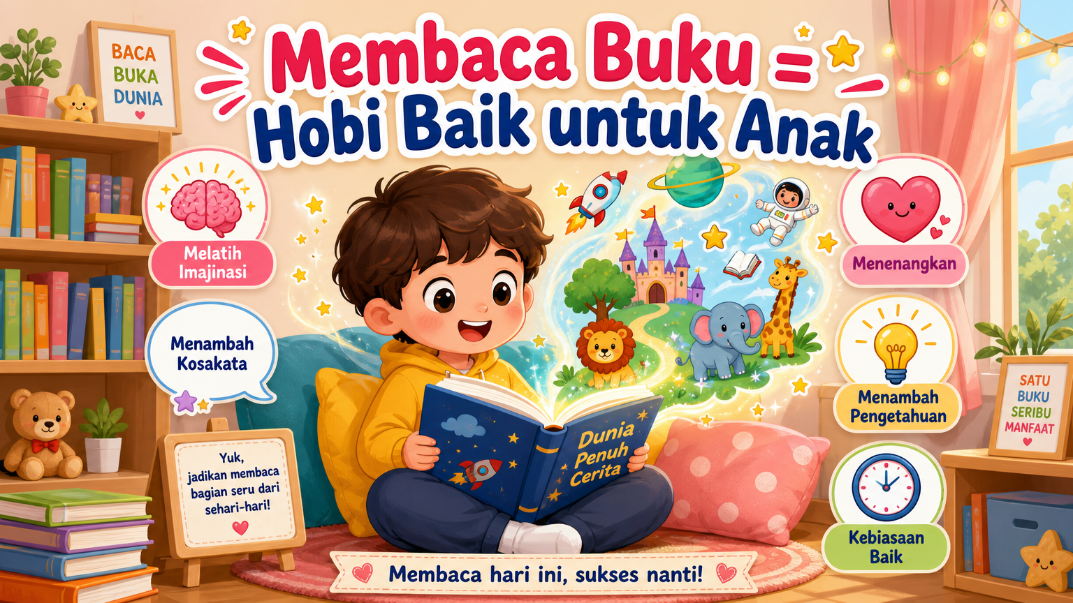 Mengapa Membaca Buku Bisa Menjadi Hobi yang Baik untuk Anak? - hobi