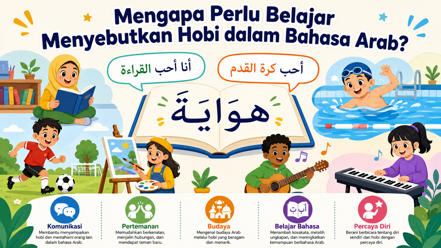 Mengapa Perlu Belajar Menyebutkan Hobi dalam Bahasa Arab? - hobi