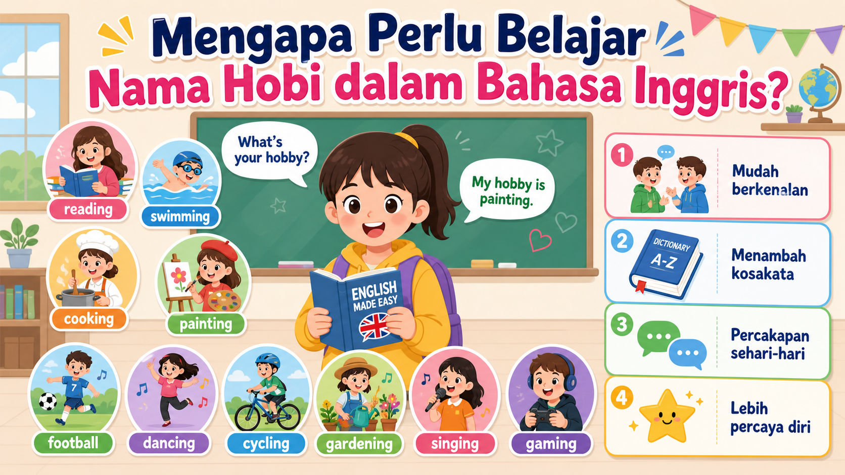 Mengapa Perlu Belajar Nama Hobi dalam Bahasa Inggris? - hobi