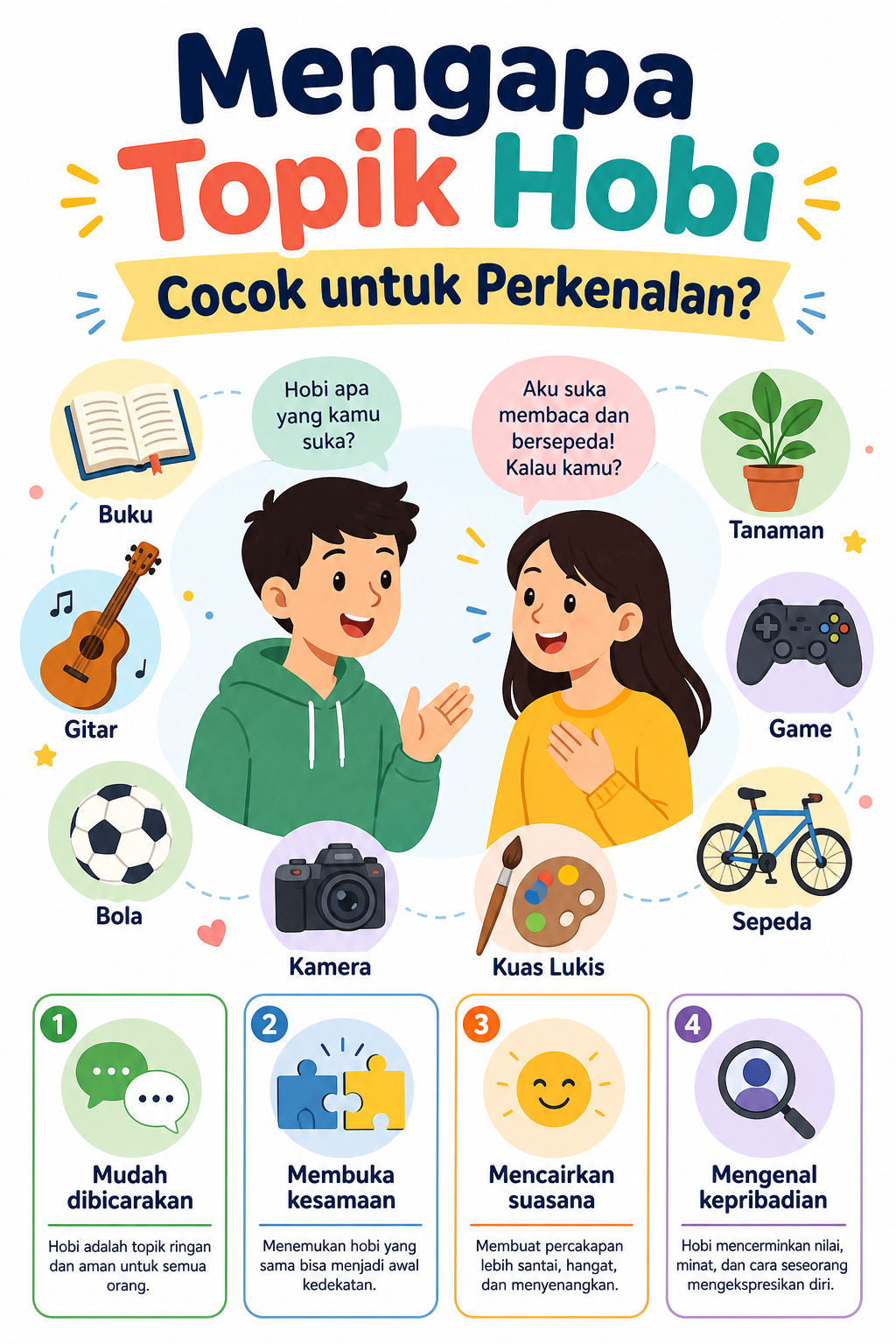 Mengapa Topik Hobi Cocok untuk Perkenalan? - hobi