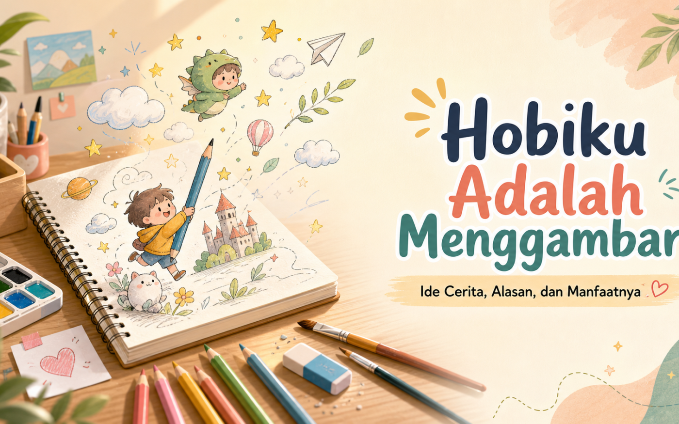 menggambar - Hobiku Adalah Menggambar: Ide Cerita, Alasan, dan Manfaatnya