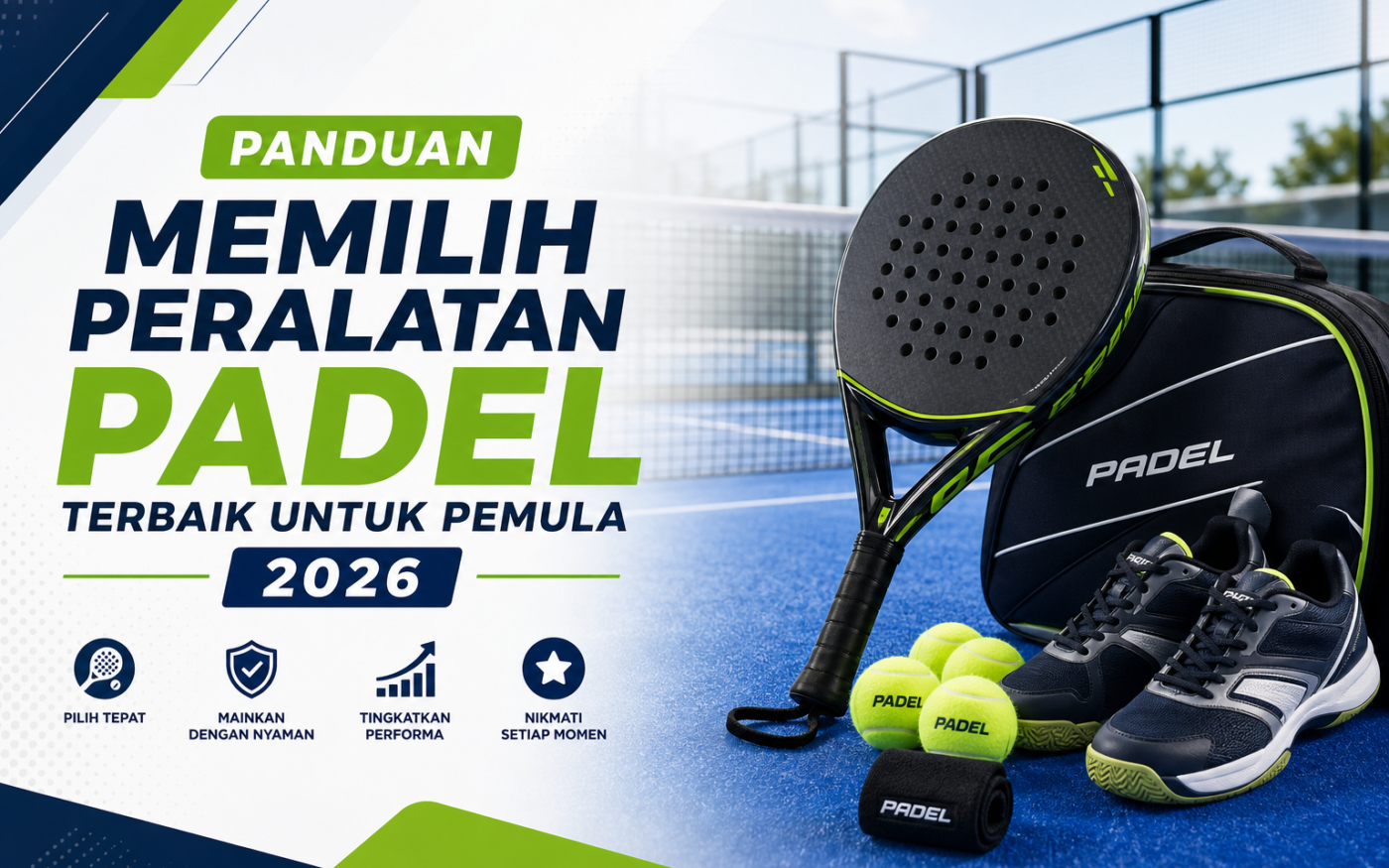 padel - Panduan Memilih Peralatan Padel Terbaik untuk Pemula 2026