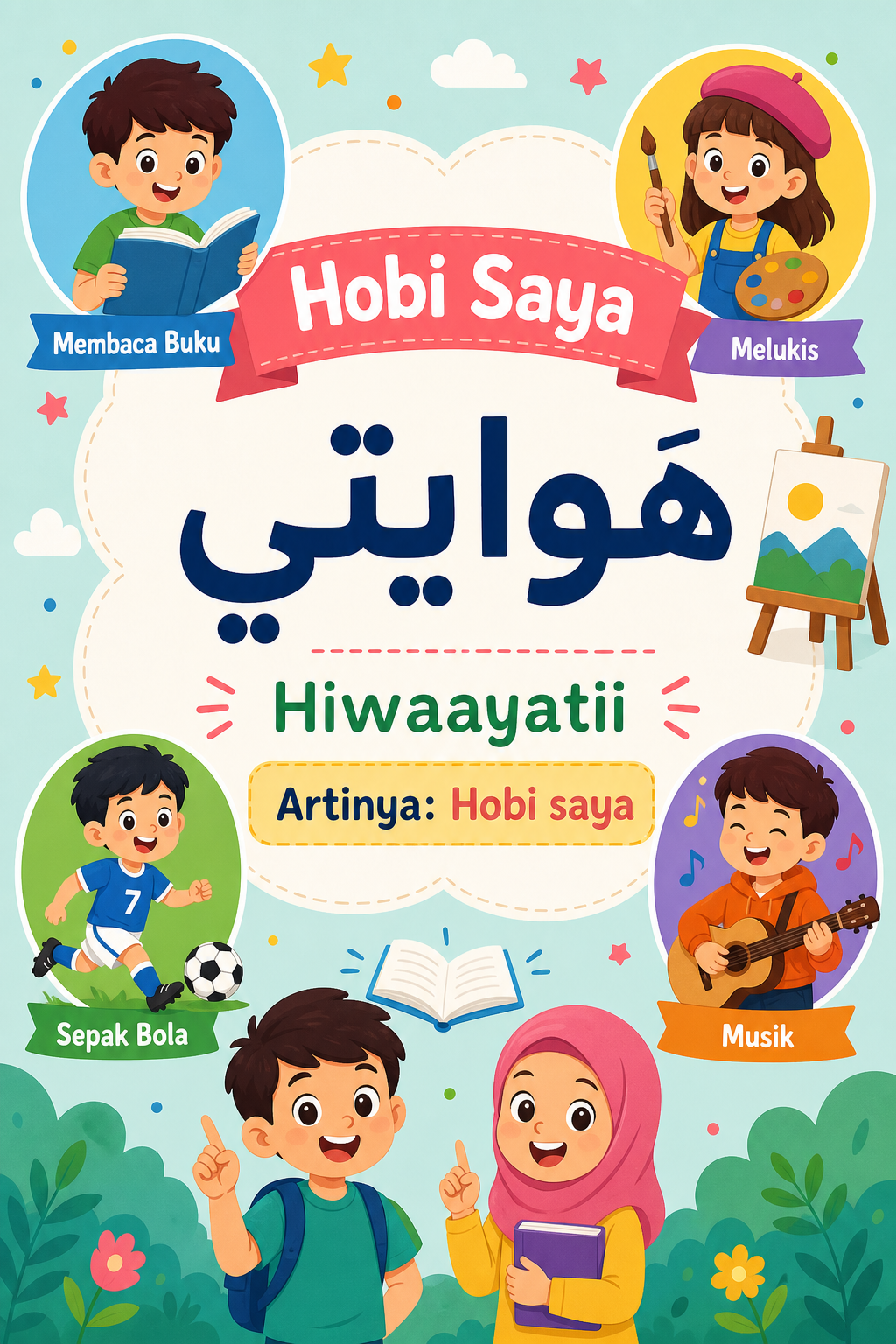 Arti “Hobi Saya” dalam Bahasa Arab - hobi