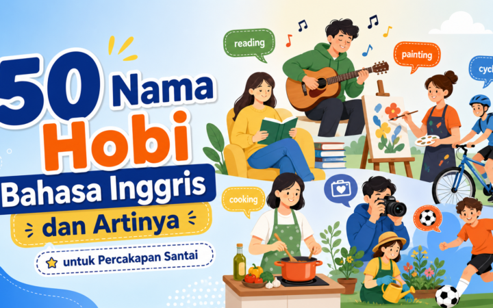 hobi - 50 Nama Hobi Bahasa Inggris dan Artinya untuk Percakapan Santai
