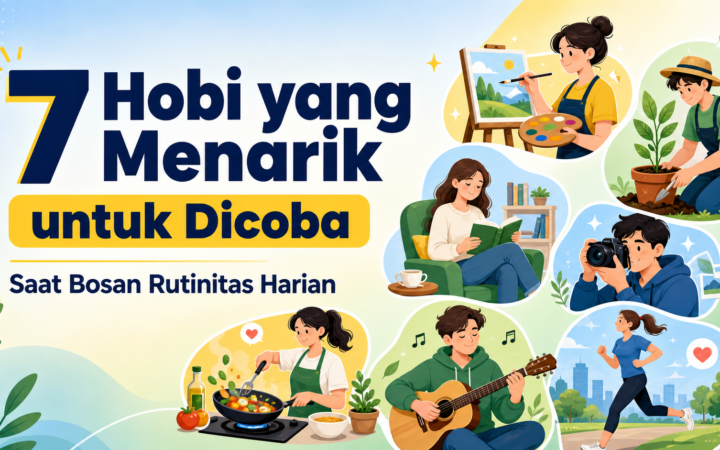 hobi - 7 Hobi yang Menarik untuk Dicoba saat Bosan Rutinitas Harian