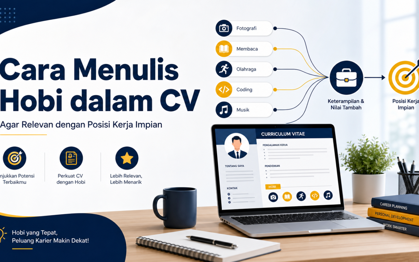 hobi - Cara Menulis Hobi dalam CV agar Relevan dengan Posisi Kerja Impian