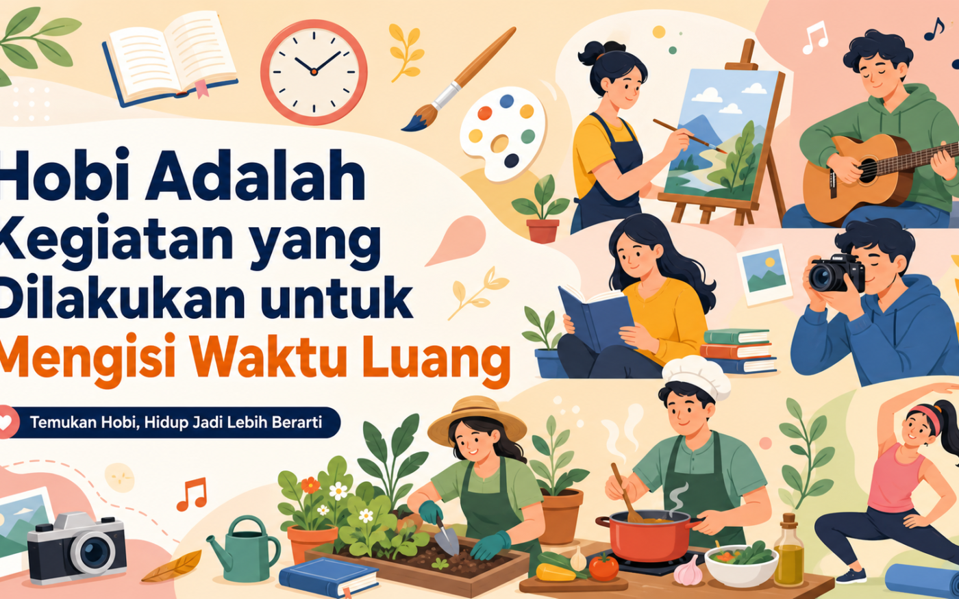 hobi - Hobi Adalah Kegiatan yang Dilakukan untuk Mengisi Waktu Luang