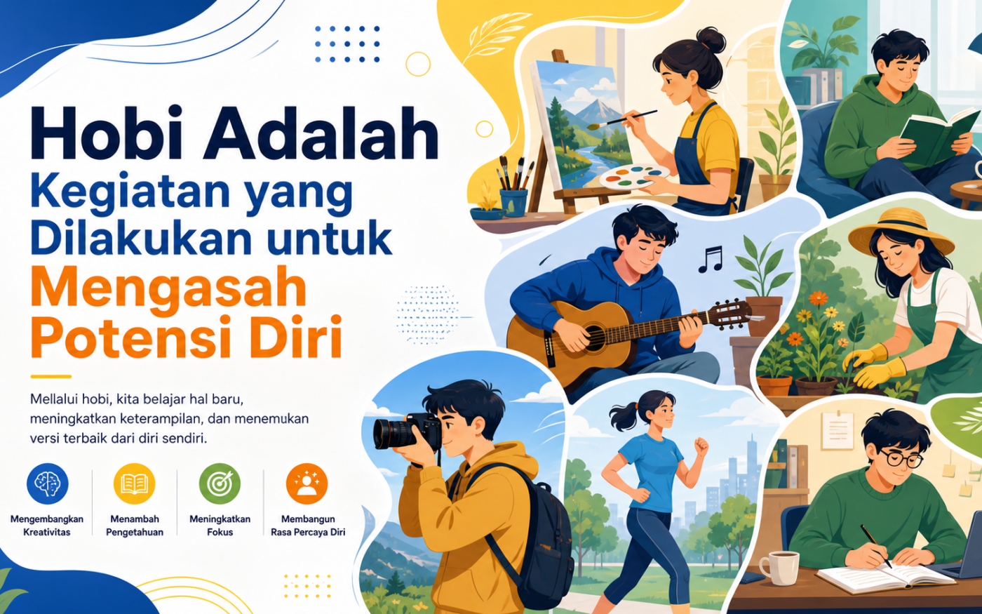 hobi - Hobi Adalah Kegiatan yang Dilakukan untuk Mengasah Potensi Diri