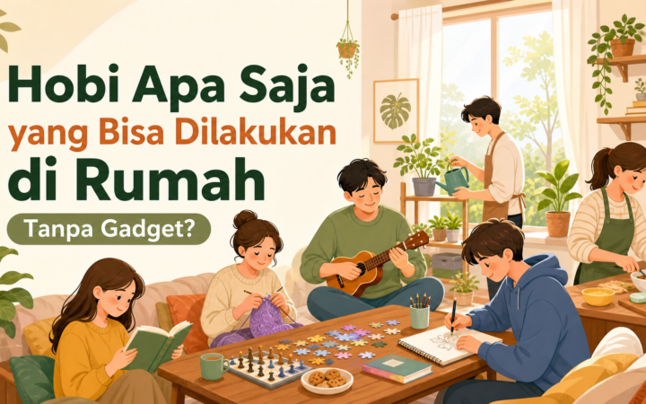 hobi - Hobi Apa Saja yang Bisa Dilakukan di Rumah Tanpa Gadget?