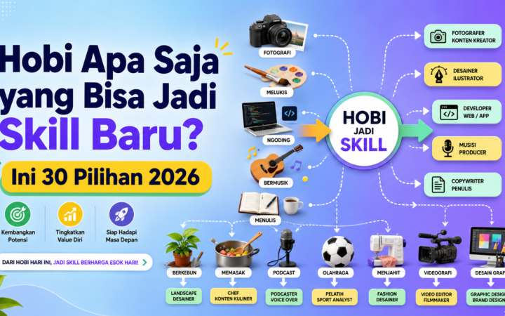 hobi - Hobi Apa Saja yang Bisa Jadi Skill Baru? Ini 30 Pilihan 2026