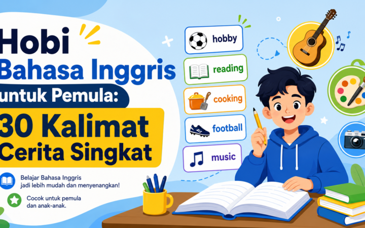 hobi - Hobi Bahasa Inggris untuk Pemula: 30 Kalimat Cerita Singkat
