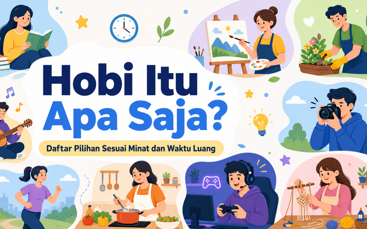 hobi - Hobi Itu Apa Saja? Daftar Pilihan Sesuai Minat dan Waktu Luang