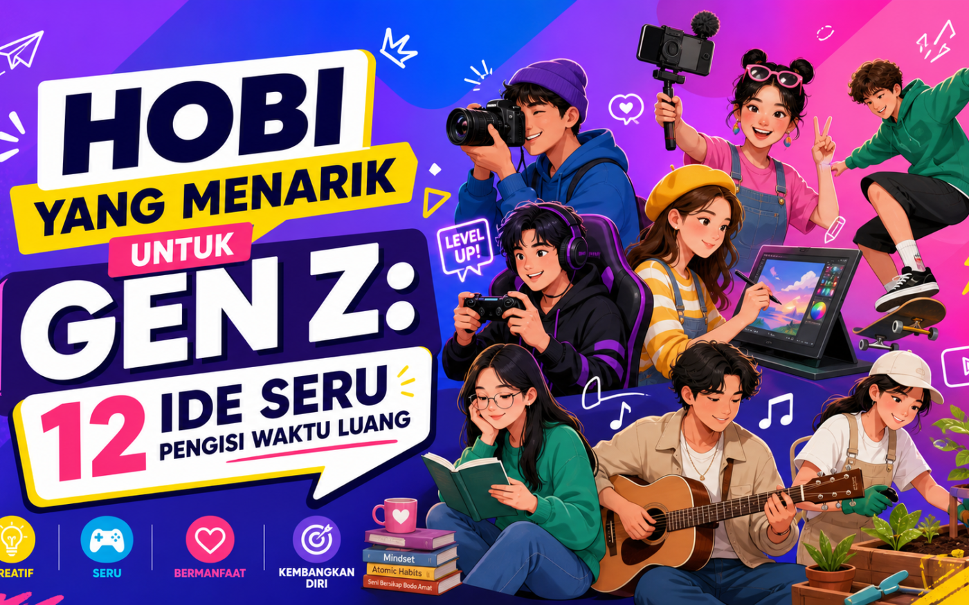 hobi - Hobi yang Menarik untuk Gen Z: 12 Ide Seru Pengisi Waktu Luang