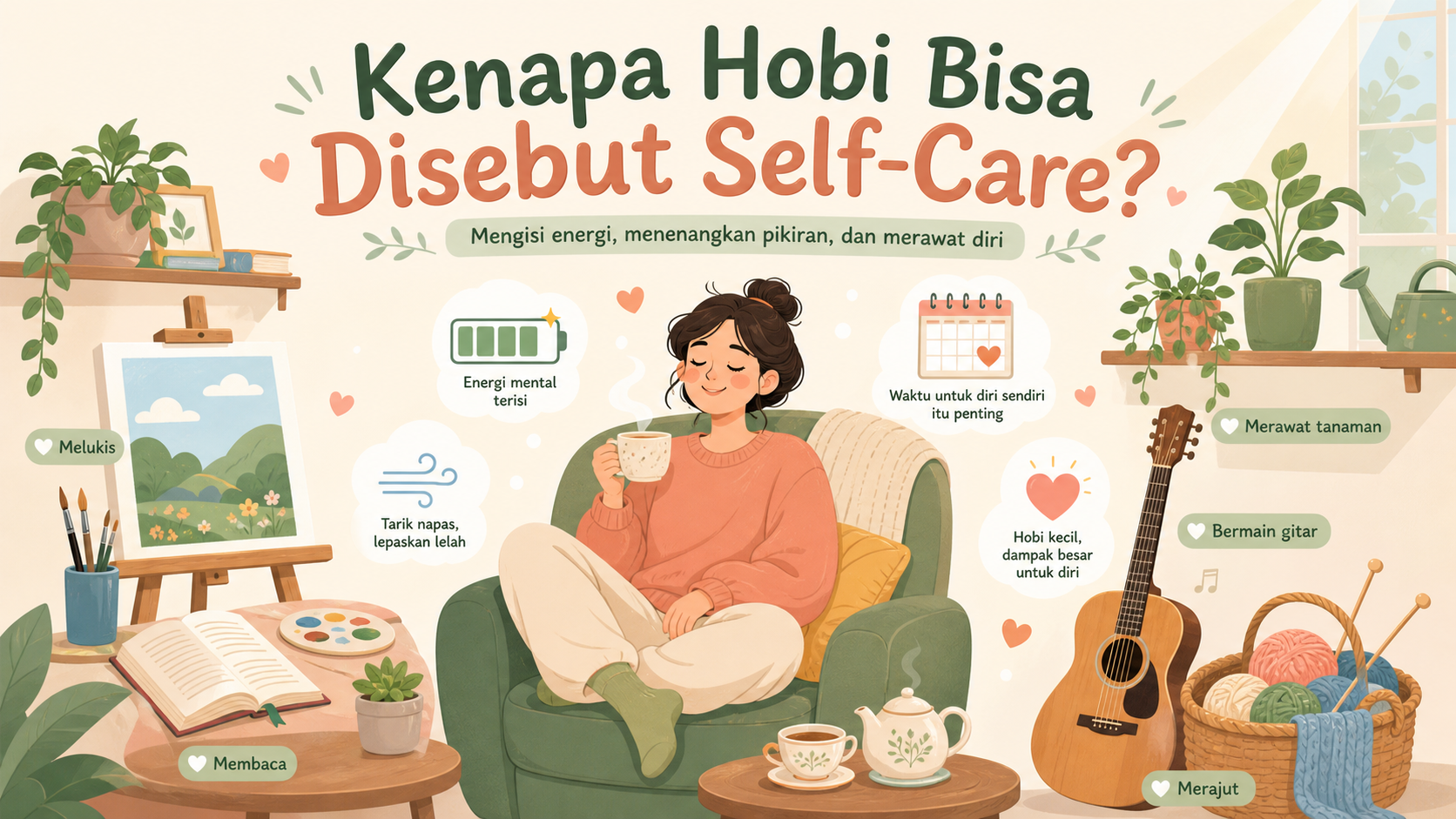 Kenapa Hobi Bisa Disebut Self-Care? - hobi