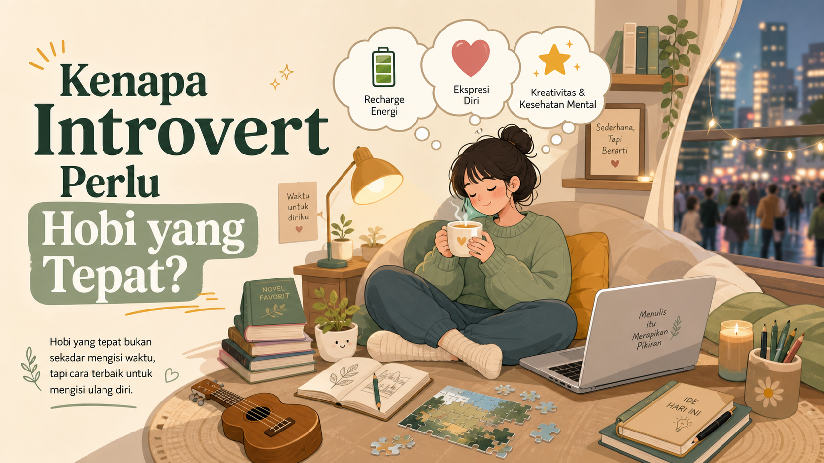 Kenapa Introvert Perlu Hobi yang Tepat? - hobi