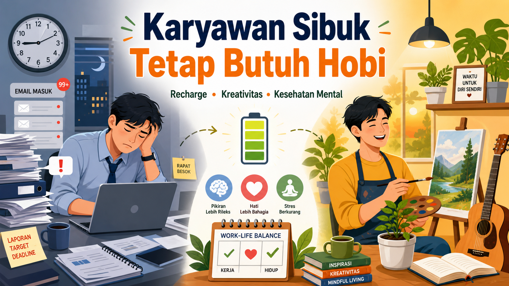 Kenapa Karyawan Sibuk Tetap Butuh Hobi? - hobi