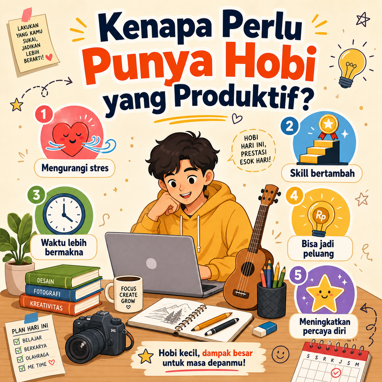 Kenapa Perlu Punya Hobi yang Produktif? - hobi