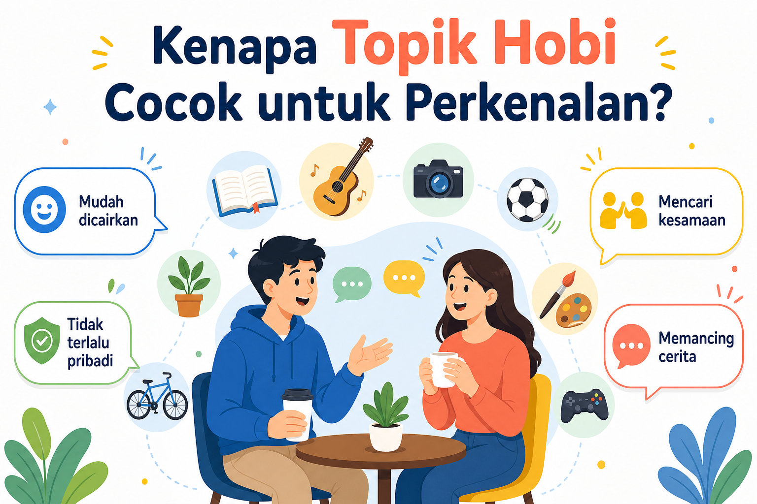Kenapa Topik Hobi Cocok untuk Perkenalan? - hobi