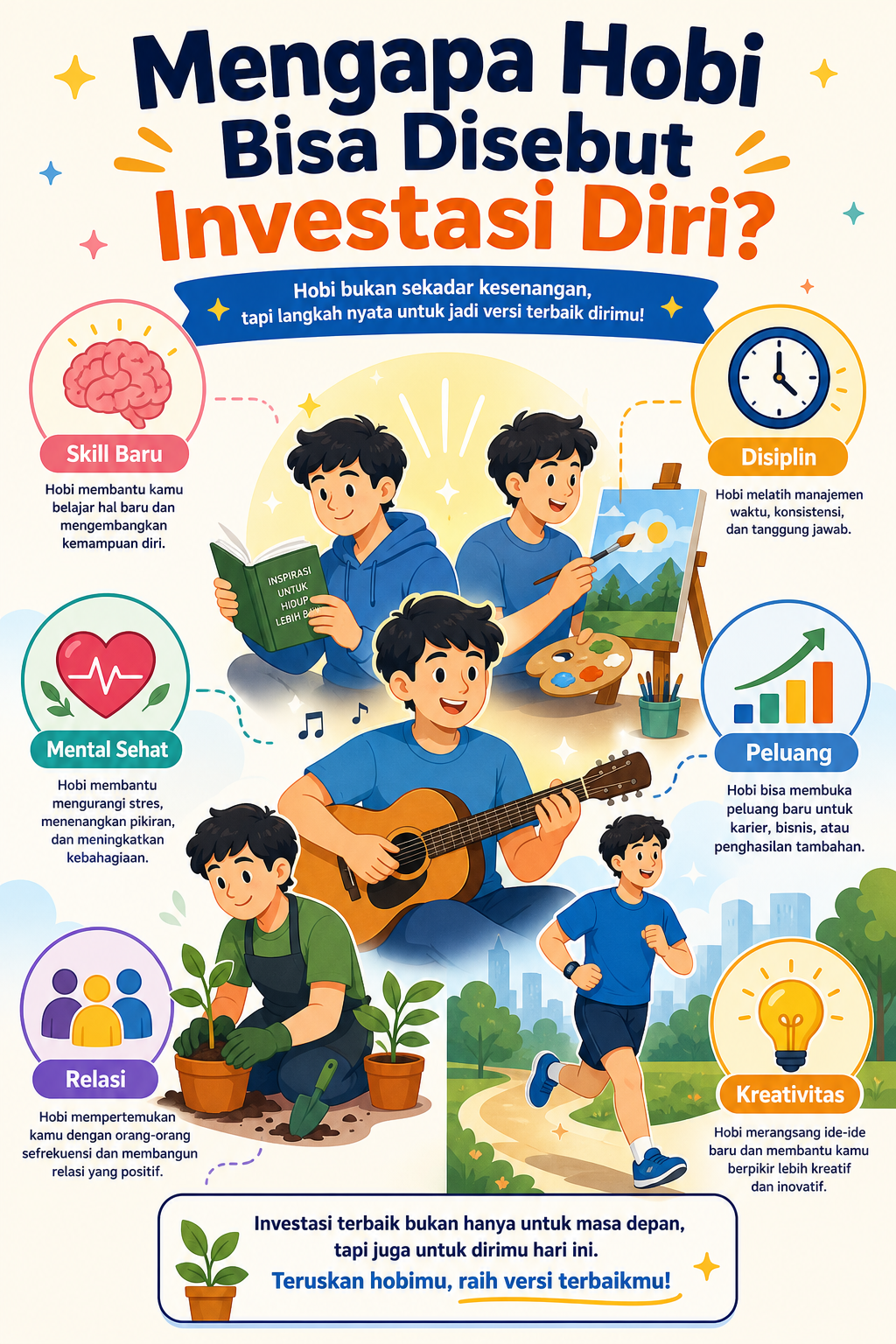 Mengapa Hobi Bisa Disebut Investasi Diri? - hobi